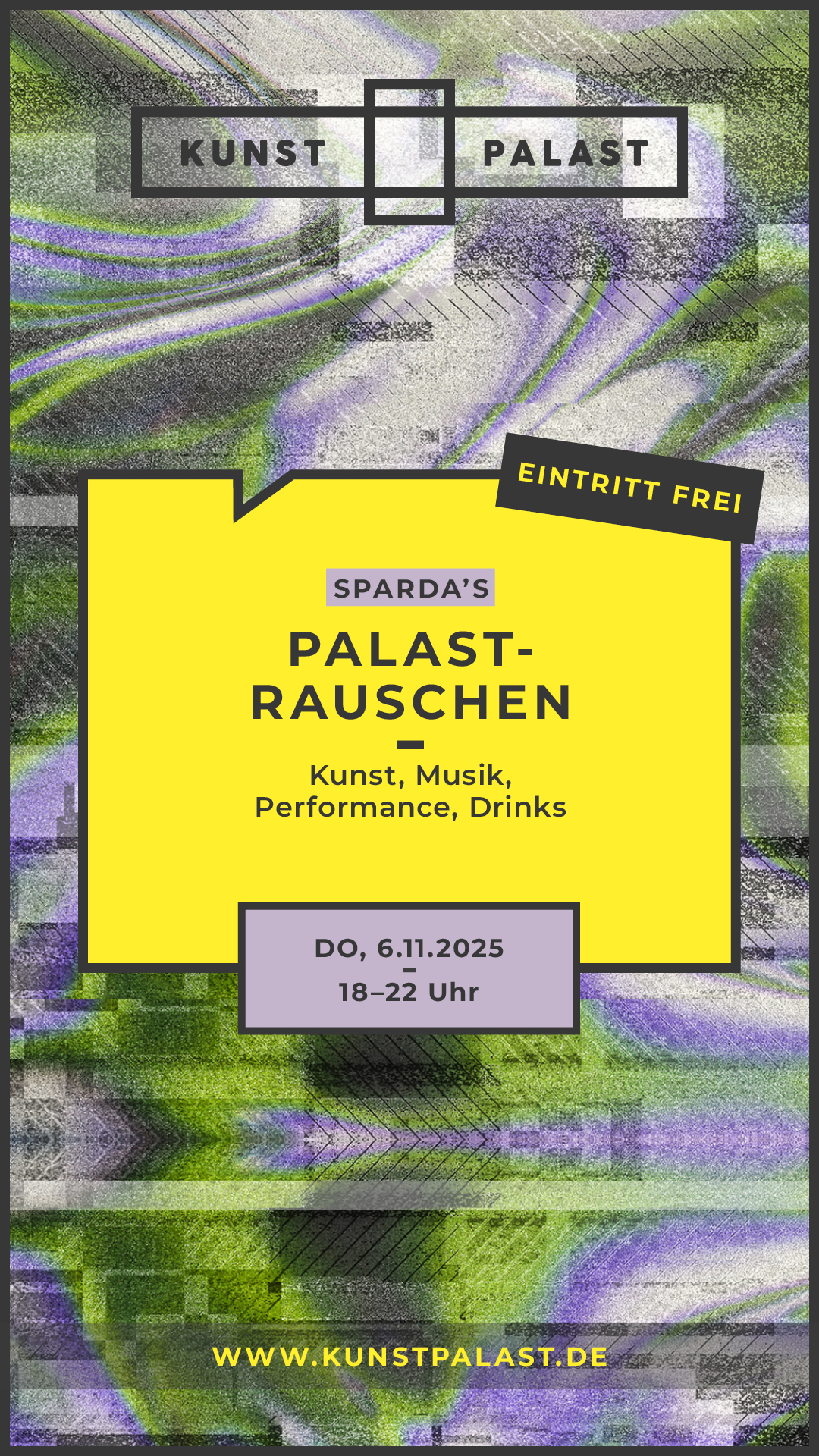 Flyer Palastrauschen-Event